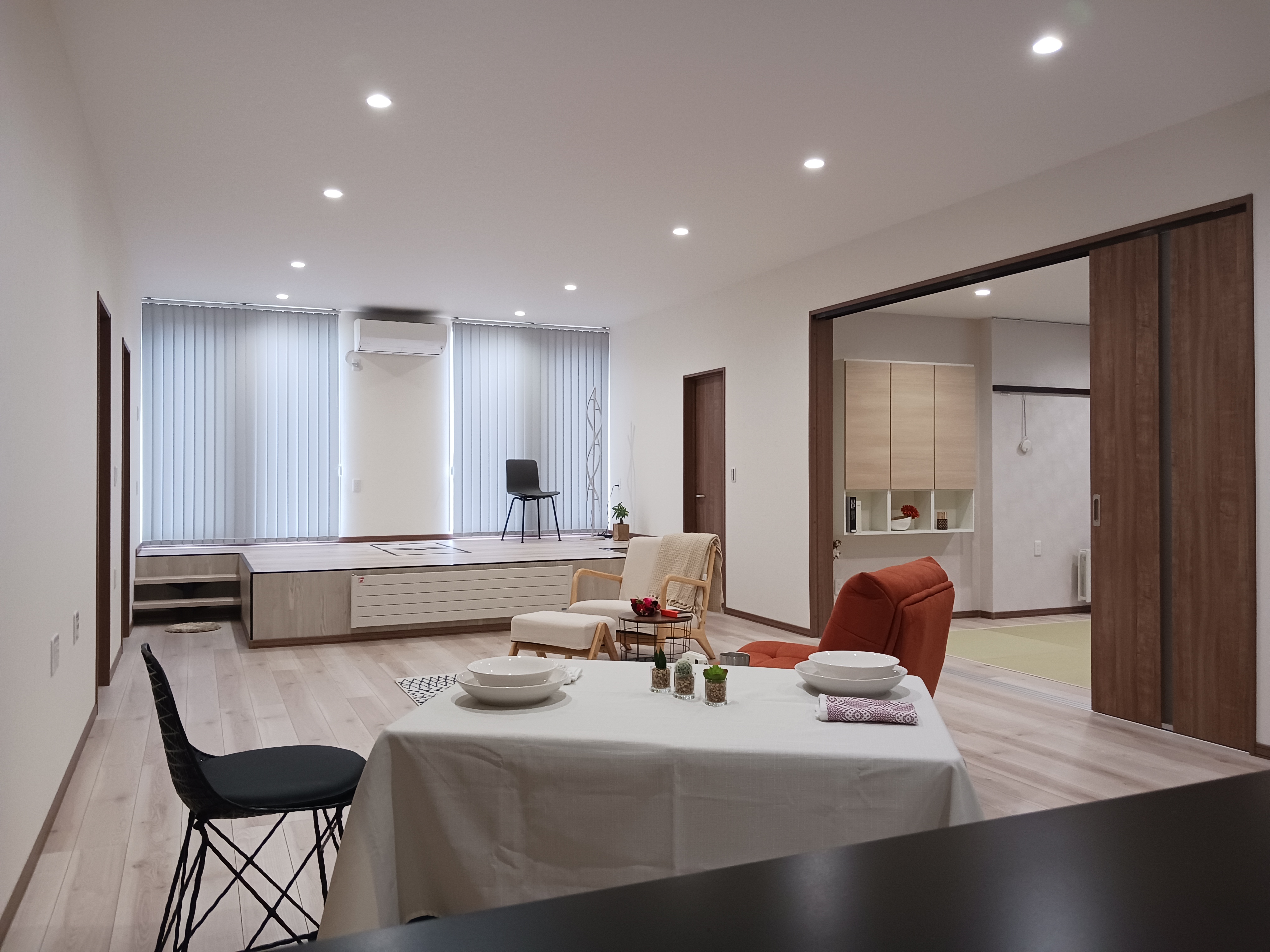 農家の暮らしに寄り添う豊富な収納・家事を助ける回遊動線の平屋2世帯住宅