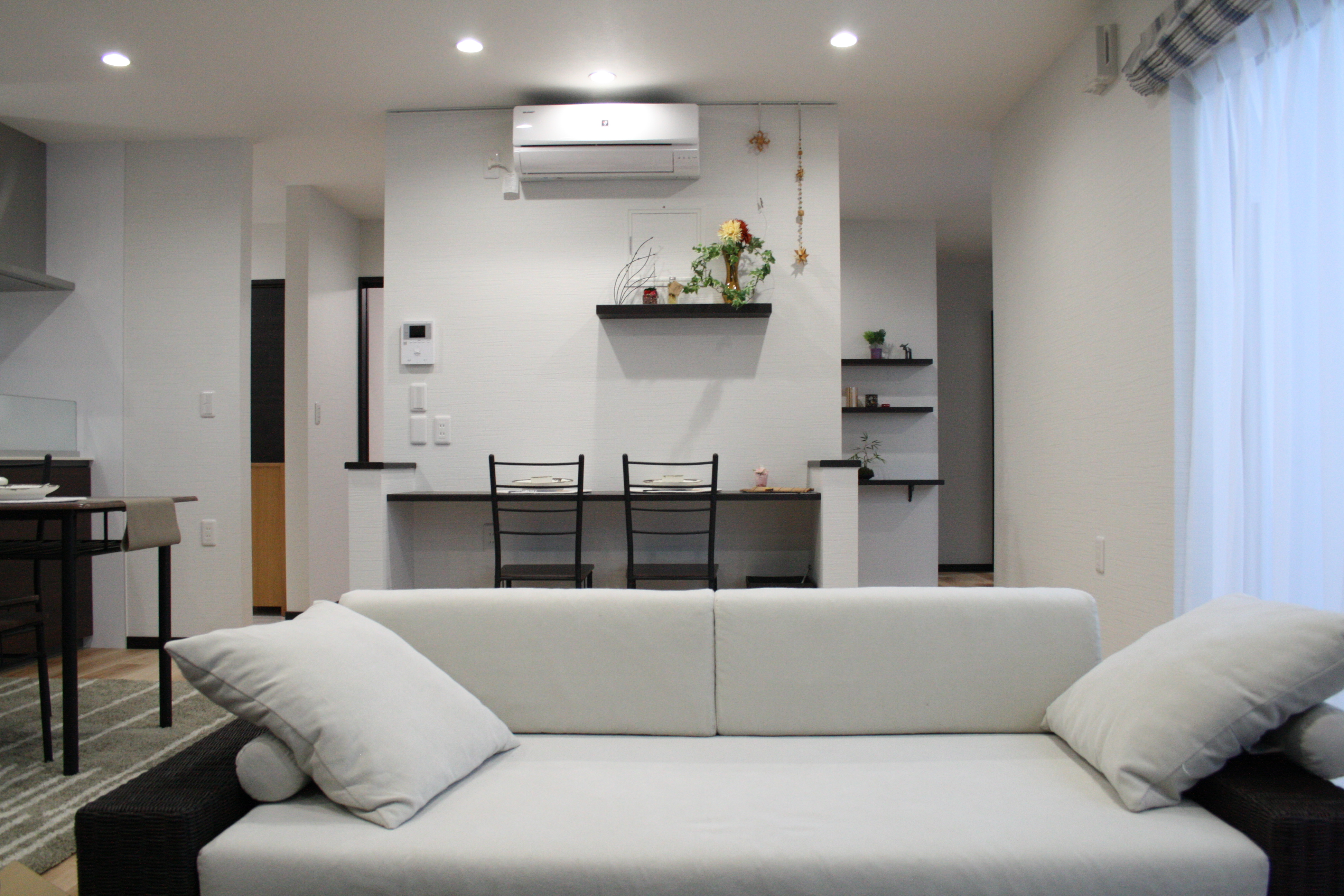 北欧モダンの夫婦2人にちょうどいい、回遊動線×全館空調の平屋